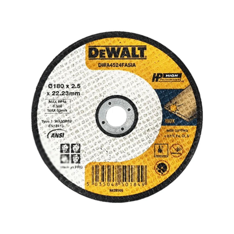 Đá Cắt Inox 180 X 2 5 X 22 Dewalt DWA4524FASIA-B1