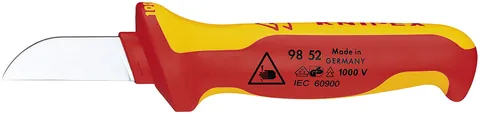 Dao Rọc Cáp Điện Knipex 98 52 - Dùng Tách Vỏ Mềm & Cứng