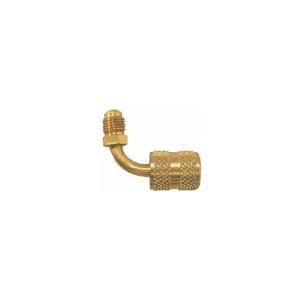 Đầu chuyển dây nạp gas chống xì ngược NRP NAB90 1/4" góc 90°, 1/4" FFL x 1/4" MFL