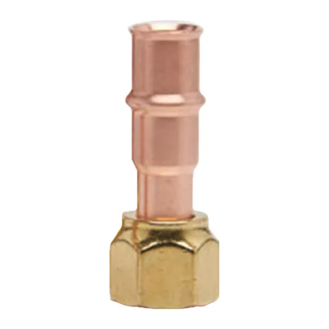 Đầu chuyển ép sang ren loe SAE RLS 3/8" cho ống đồng gas lạnh (3291060000111)