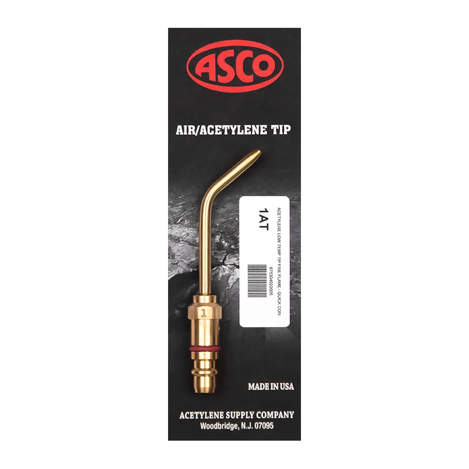 Đầu đèn khò acetylene nhiệt độ thấp ASCO 1A-T Quick Connect, ngọn lửa rất nhỏ