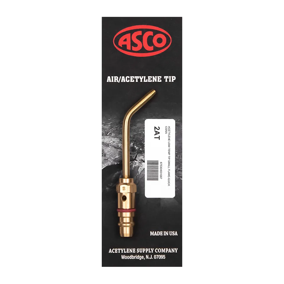Đầu đèn khò acetylene nhiệt độ thấp ASCO 2A-T Quick Connect, ngọn lửa nhỏ