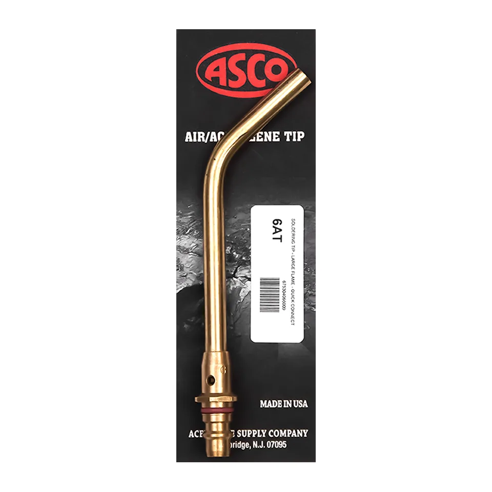Đầu đèn khò acetylene nhiệt độ thấp ASCO 6A-T Quick Connect, ngọn lửa rất nặng