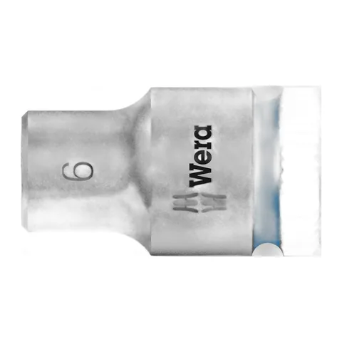 Đầu Khẩu Tuýp 1/4" Wera 8790 HMA Zyklop 003505 - Size 6.0mm