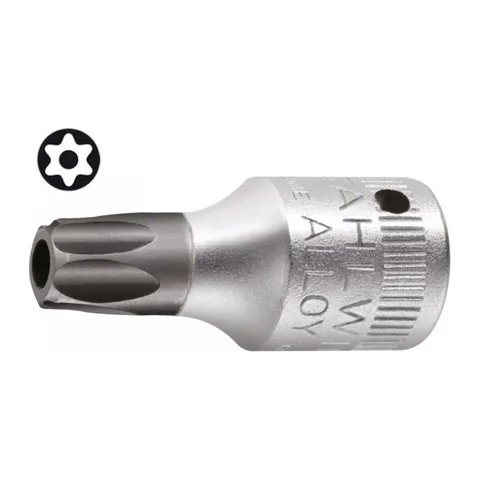 Đầu Khẩu Hoa Thị Torx Có Lỗ 1/4"- T15
