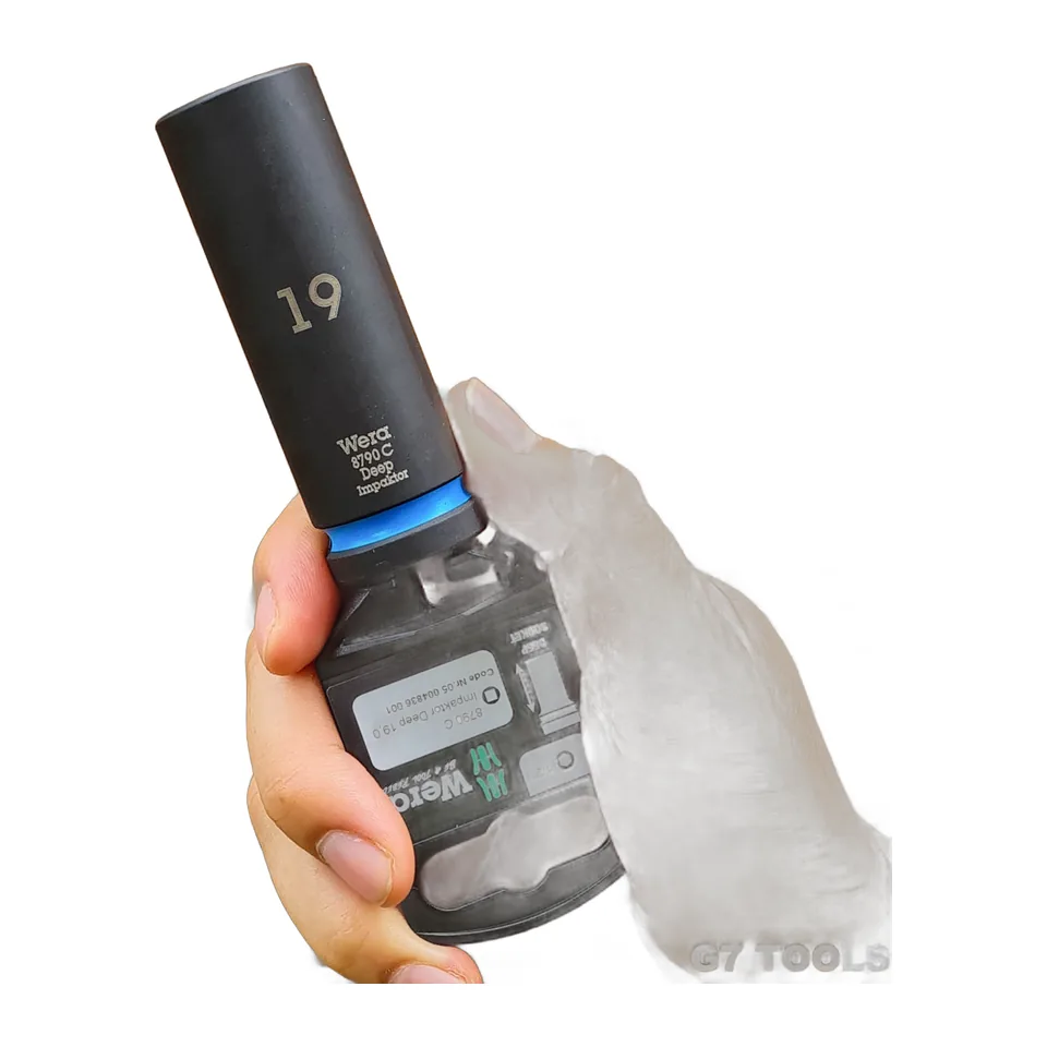 Đầu Khẩu Tuýp 1/2" Wera Impaktor Deep 8790 C Size 19mm 004836