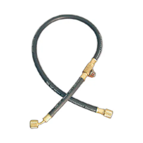 Dây nạp gas NRP Heavy Duty 1/4" có van bi ngắt, dài 5 ft