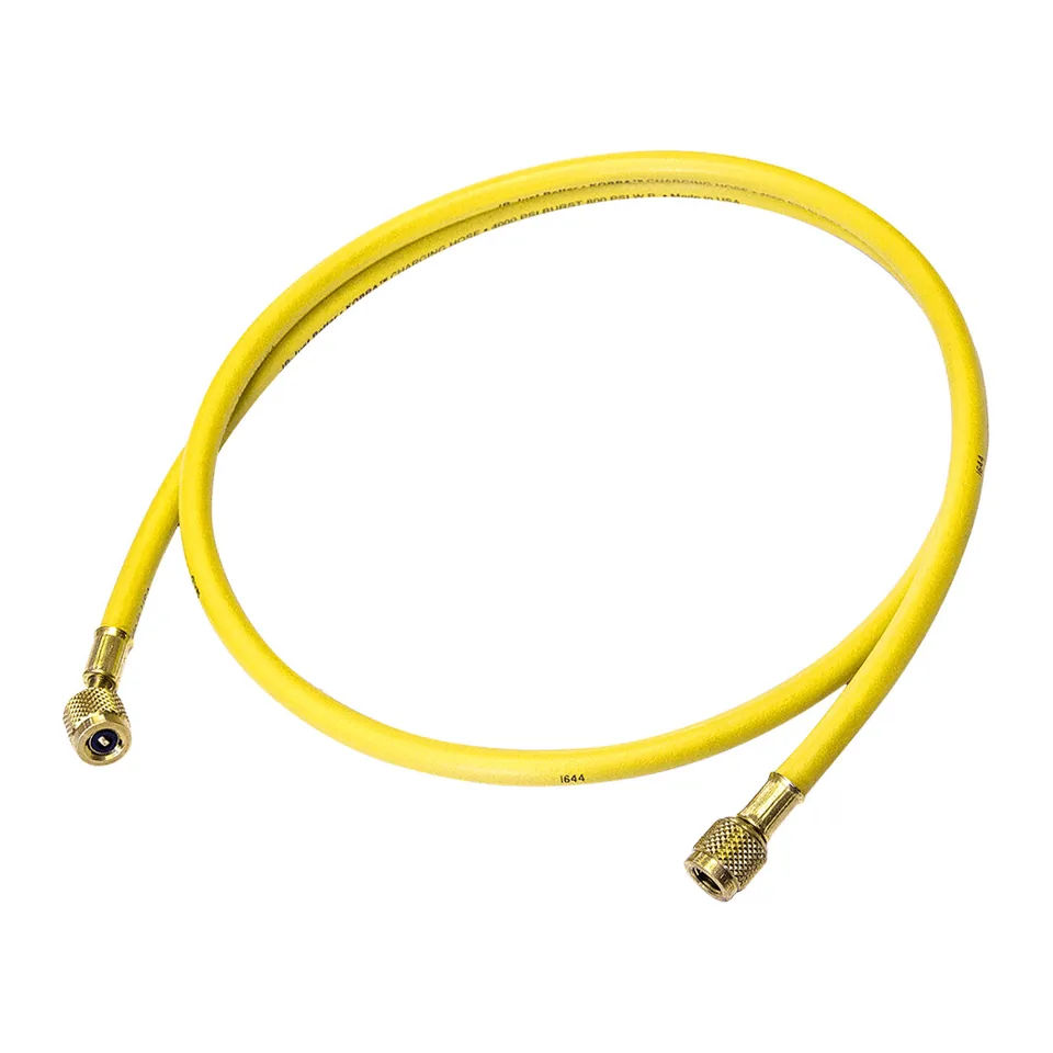 Dây nạp gas vàng JB Industries KOBRA CLE-A2L-60Y dài 60", đầu nối A2L, 1/4" x 1/4"