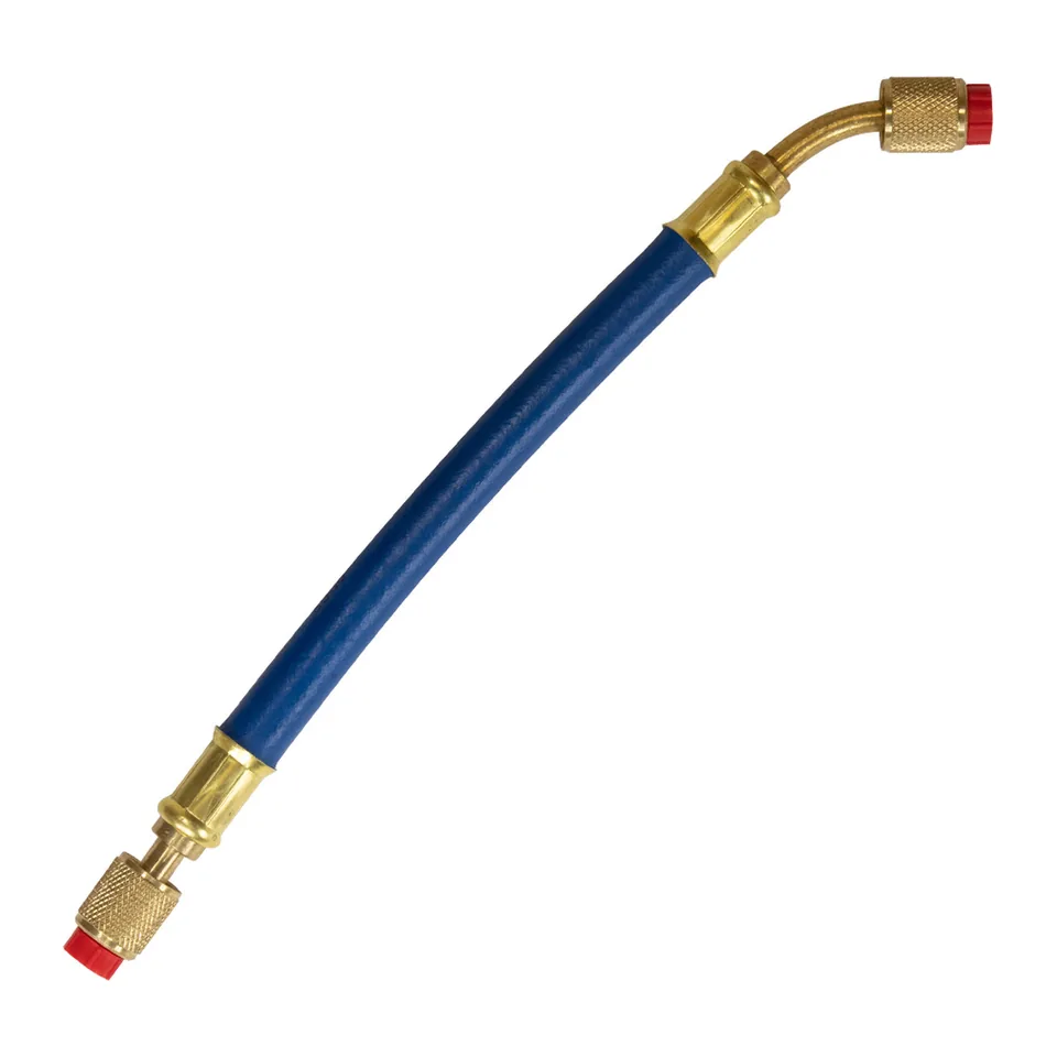 Dây tốc độ cao cho phin lọc gas Appion MegaFlow MH380001BAB lòng 3/8", đầu loe 1/4" – 1/4" góc 45°, màu xanh, 1 ft