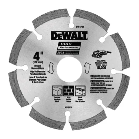 Đĩa cắt gạch 105 x 20 mm 7mm DEWALT DW4781-B1