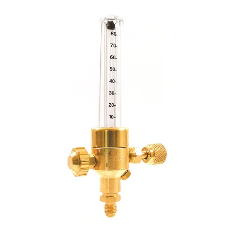Đồng hồ báo lưu lượng nitơ Uniweld UNF3 đầu loe cái 1/4" và đầu loe đực 1/4"