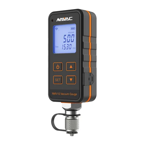 Đồng hồ đo chân không micron NAVAC NMV1S Premium, pin sạc, kết nối ứng dụng MyNAVAC