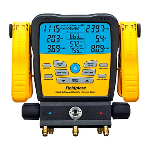 Đồng hồ nạp gas điện tử 3 cổng Fieldpiece SM382V tương thích A2L (thay thế SM380V)