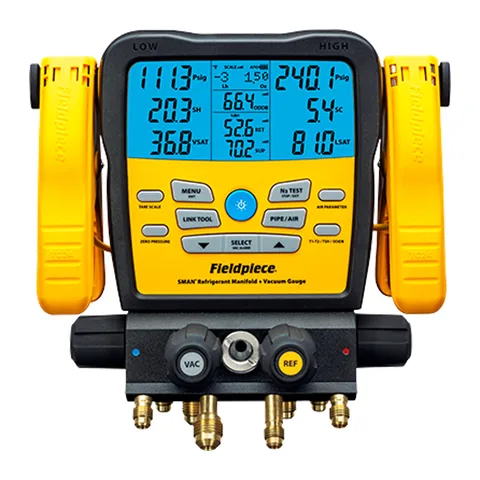 Đồng hồ nạp gas điện tử 4 cổng Fieldpiece SM482V tương thích A2L (thay thế SM480V)