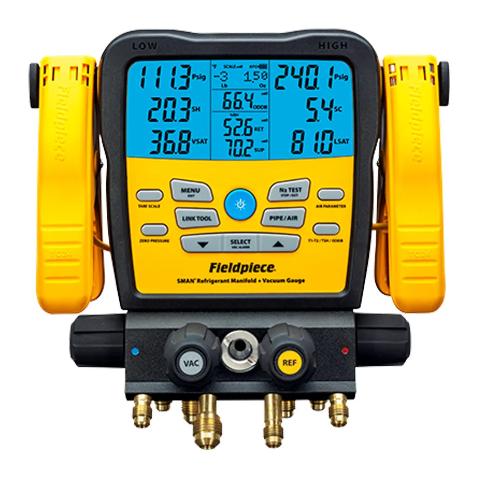 Đồng hồ nạp gas điện tử 4 cổng Fieldpiece SM482V tương thích A2L (thay thế SM480V)