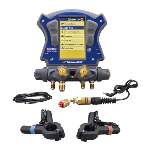 Đồng hồ nạp gas điện tử 4 van Yellow Jacket 40881 TITANMAX