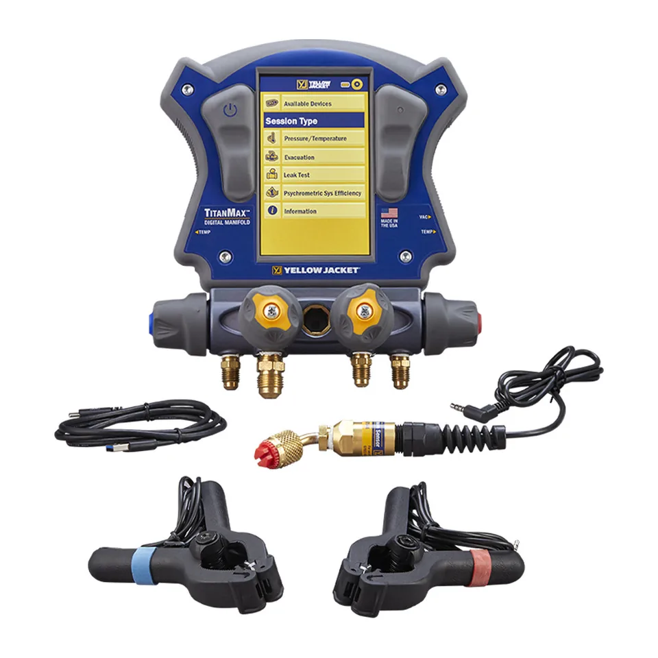 Đồng hồ nạp gas điện tử 4 van Yellow Jacket 40881 TITANMAX