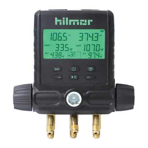 Đồng hồ nạp gas điện tử cơ bản Hilmor HDM-1, tương thích A2L, 88 loại gas