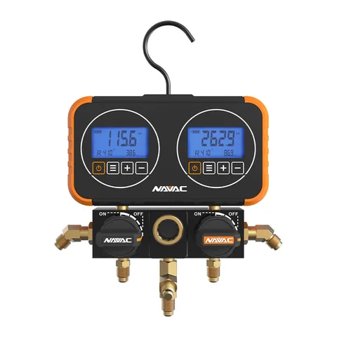 Đồng hồ nạp gas điện tử NAVAC N2D72 Flex72 cho 72 loại gas, tương thích A2L
