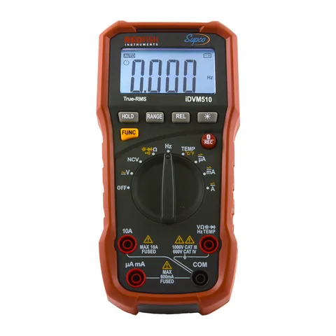 Đồng hồ vạn năng không dây Redfish iDVM 510 True RMS, có ghi dữ liệu, kết nối ứng dụng measureQuick