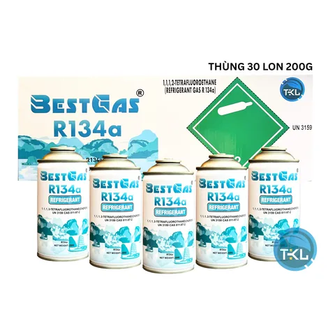 Gas lạnh BestGas R134a (lon 200 g)