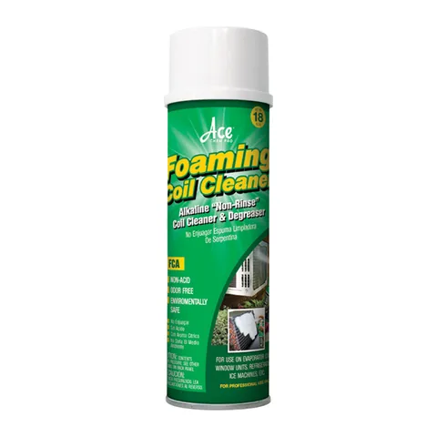 Hoá chất vệ sinh dàn dạng bọt Ace Chem Pro FCA, không axit, không cần xả nước, bình xịt 18 oz
