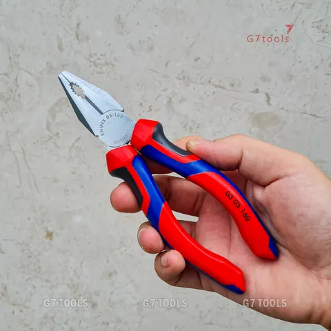 Kềm Đa Năng Knipex 03 05 160 Lưỡi Cắt 60HRC Mạ Chrome Chiều Dài 160mm