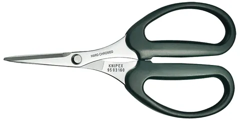 Kéo Knipex 95 03 160 SB Cắt Sợi Kevlar Lưỡi Sần