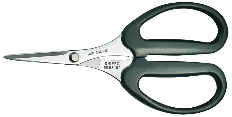 Kéo Knipex 95 03 160 SB Cắt Sợi Kevlar Lưỡi Sần