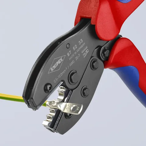 Kìm Bấm Cos Knipex PreciForce 97 52 33 Ép Cos Nối Chân Thép 0.5 - 10mm²