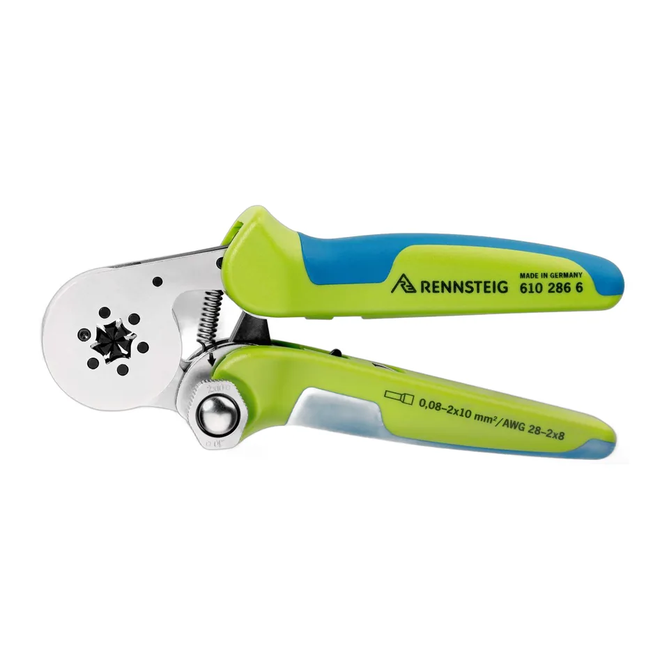 Kìm Bấm Cos Rennsteig PEW 8.286 Tiết Diện 0.08 – 10mm² Mạ Chrome 610 286 6