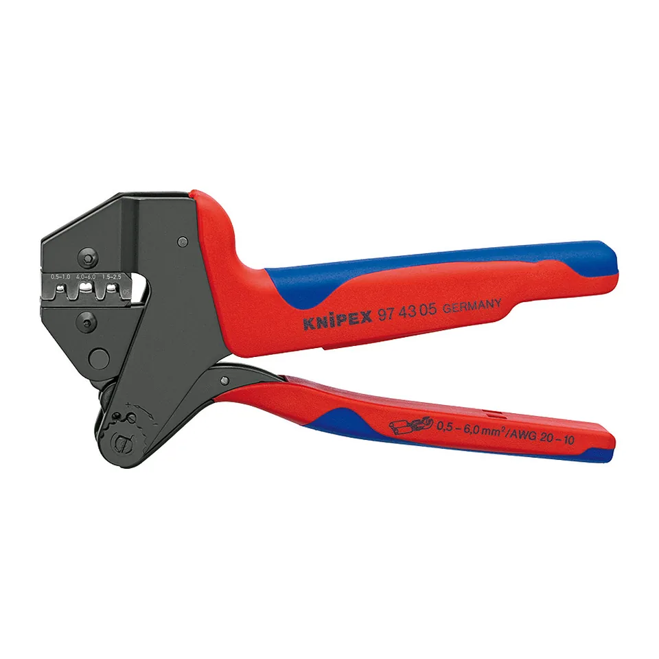 Kìm Bấm Cos Knipex PEW 12 97 43 05 Ép Cos Thìa Nối 0.5- 6.0 mm²