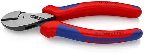 Kìm Cắt Knipex X-Cut 73 02 160 Lưỡi 64 HRC Cắt Thép Lò Xo Ø2.2mm