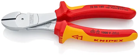 Kìm Cắt Thân Chéo Knipex 74 06 180 Dài 180mm Cách Điện 1000 Volt