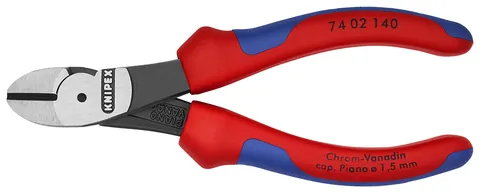 Knipex 74 02 140 - Kìm Cắt Thân Chéo Chiều Dài 140mm Cắt Thép Lò Xo Ø 1.5 mm
