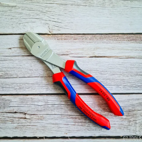 Kìm Cắt Thân Chéo Knipex 74 05 180 Dài 180mm Cắt Thép Lò Xo Ø 2.2 mm