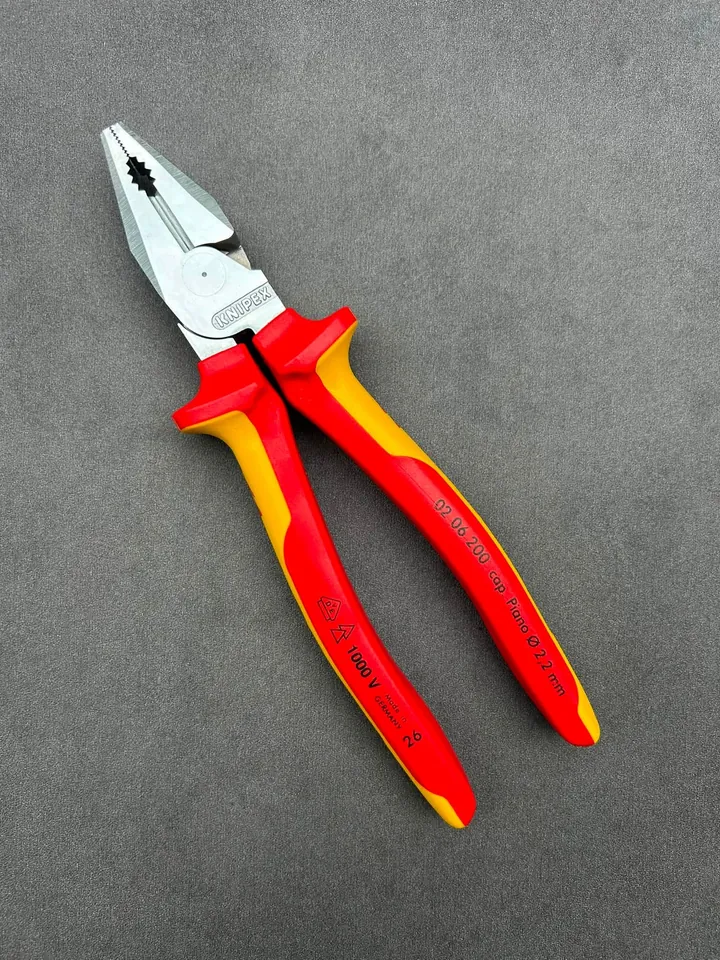 Kìm Đa Năng Knipex 02 06 200 Lưỡi Cắt 63 HRC Chiều Dài 200mm