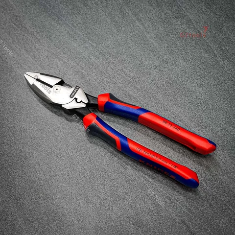 Kìm Đa Năng Knipex Lineman 09 12 240 Dài 240mm Bấm Cos Chân Nhựa và Thép