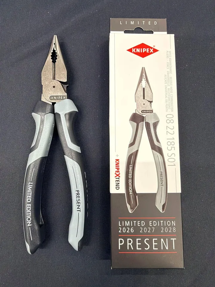 Kìm Đa Năng Mũi Thon Needle-Nose Knipex 08 22 185 S01 Limited 2026