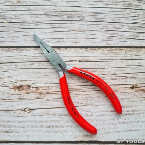 Kìm kẹp linh kiện & chi tiết nhỏ có ngàm trơn Knipex 37 13 125