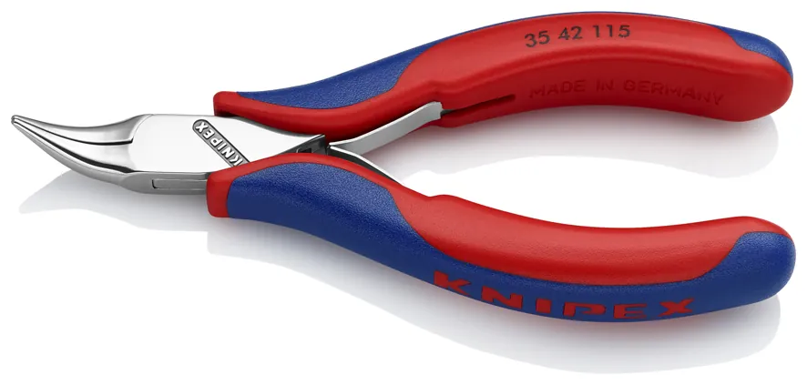Kìm Kẹp Linh Kiện Mũi Cong 45° Electronics Pliers Knipex 35 42 115