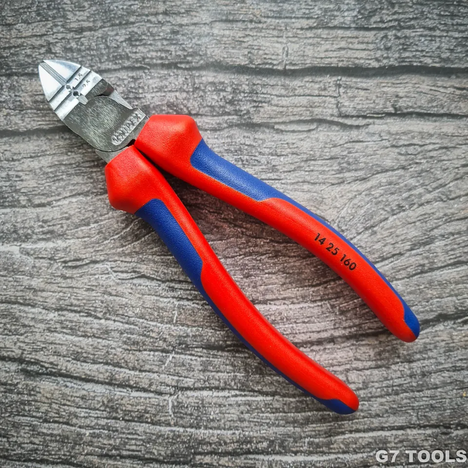 Kìm Knipex 14 25 160 Tuốt Dây 1.5mm và 2.5mm Tay Êm Mạ Chrome