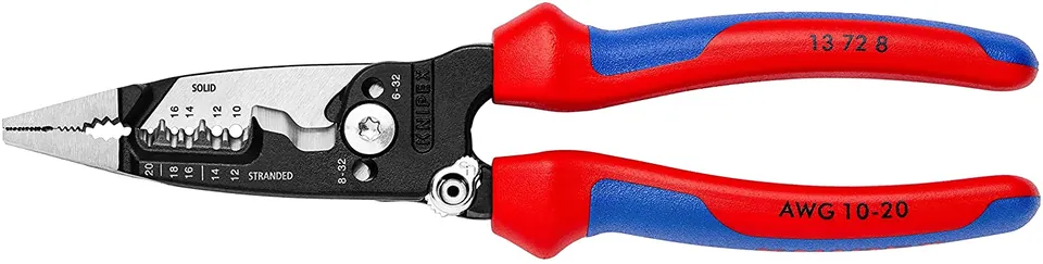 Kìm Lắp Điện 7 Chức Năng Knipex 13 72 8 Tay Cầm Êm Phong Cách Mỹ