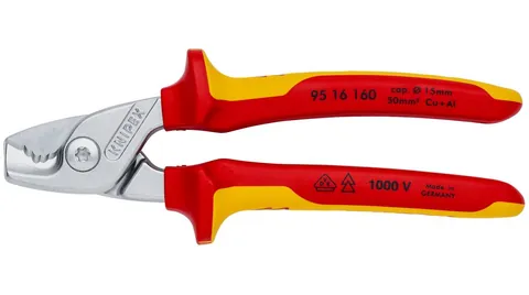 Kìm Knipex Step Cut 95 16 160 Cắt Cáp Điện Đến Ø 15mm Với Lực Cắt Cao