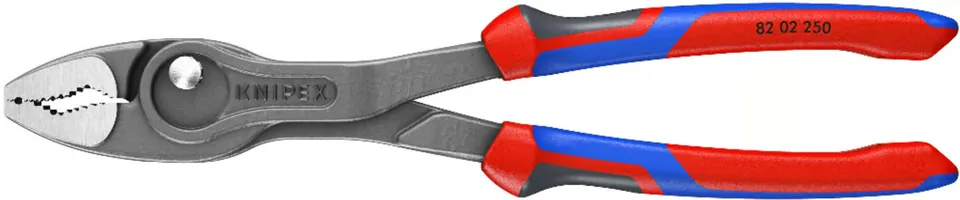 Kìm KNIPEX TwinGrip 82 02 250 Mở Ốc Gỉ Sét Ø 5-27mm Tay cầm nhựa êm
