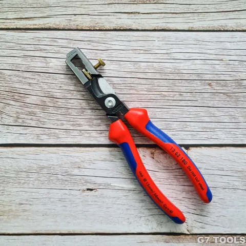 Kìm Lắp Điện KNIPEX StriX 13 62 180 Cắt Cáp đến 50mm², Tách Dây đến 10mm²