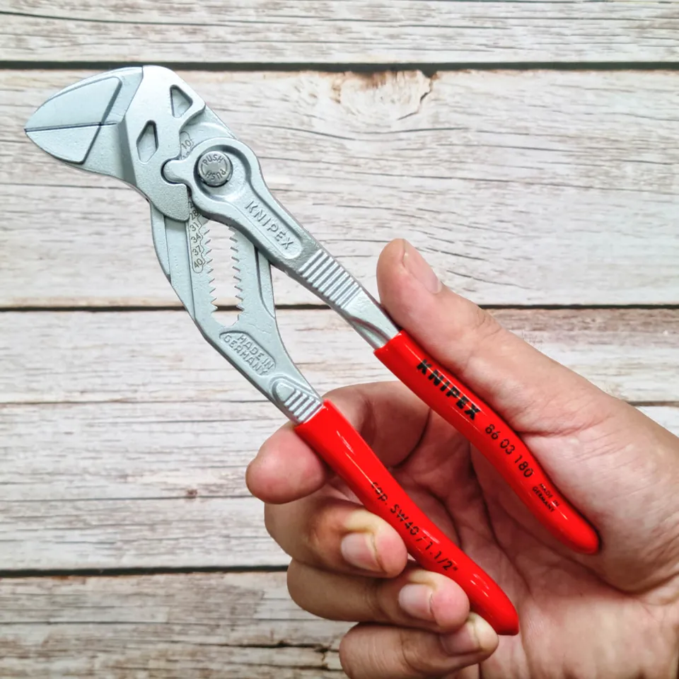 Kìm Mỏ Lết Knipex 86 03 180 Dài 180mm Mở ốc đến 40mm Khắc số