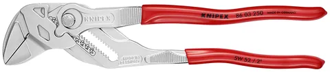 Kìm Mỏ Lết Knipex 86 03 250 Dài 250mm Mở ốc đến 52mm Khắc số, Tay đỏ