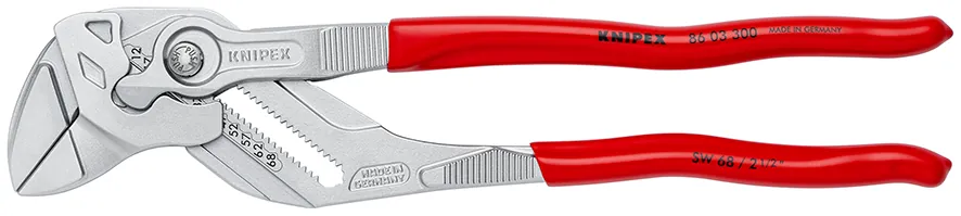 Kìm Mỏ Lết Knipex 86 03 300 Dài 300mm, Mở ốc đến 68mm, Khắc số thanh trượt