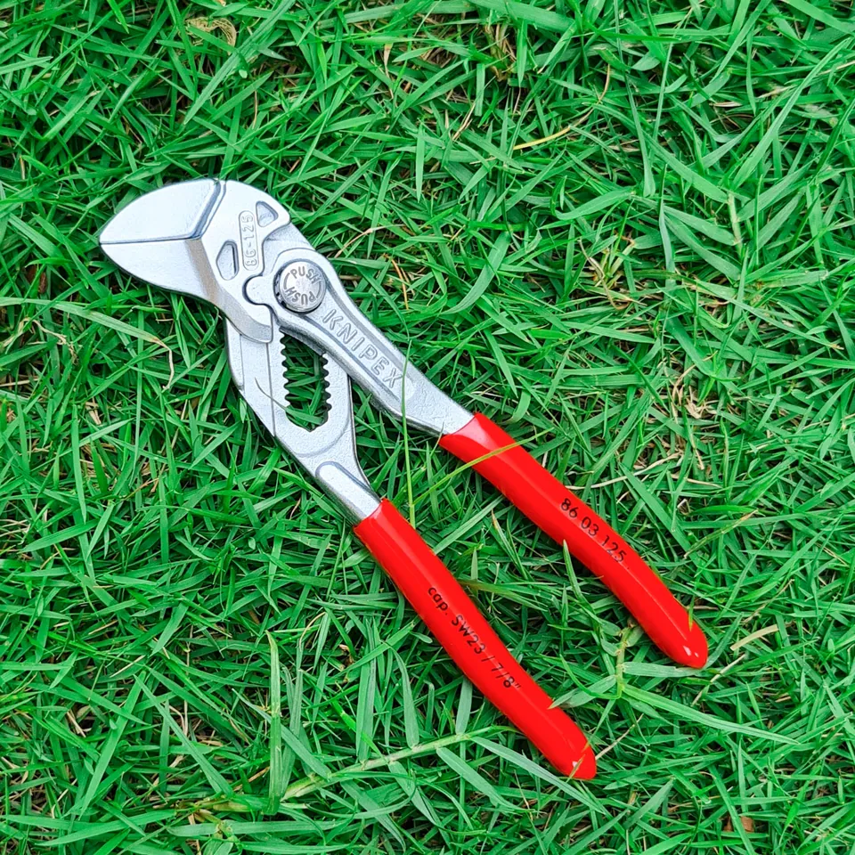 Kìm Mỏ Lết Knipex mini 86 03 125 Dài 125mm Mở ốc đến 23mm Mạ chrome